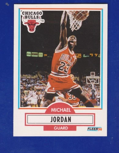 MINT 1990-91 Fleer Michael Jordan #26 Chicago Bulls/NORTH CAROLINA G.O.A.T.