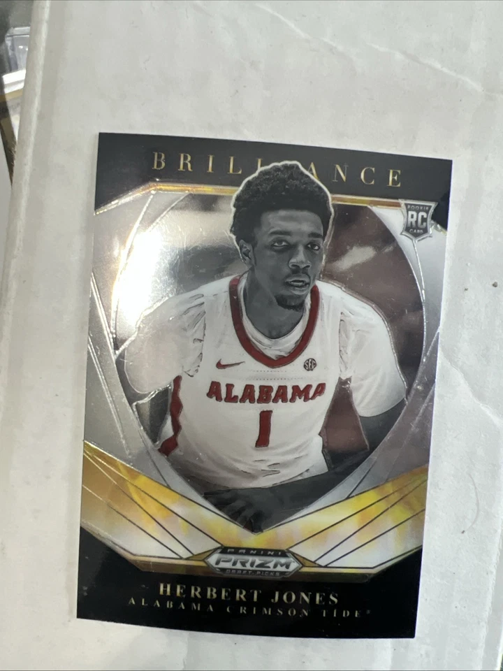 2021-22 Prizm Draft Picks HERBERT JONES Brilliance Rookie RC #11 - Image 2 of 3