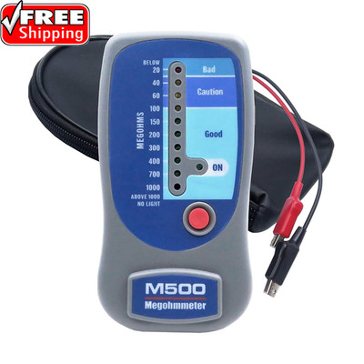 M500 Megohmmeter for Insulation Testing，Compatible with Supco M500 Electronic Me