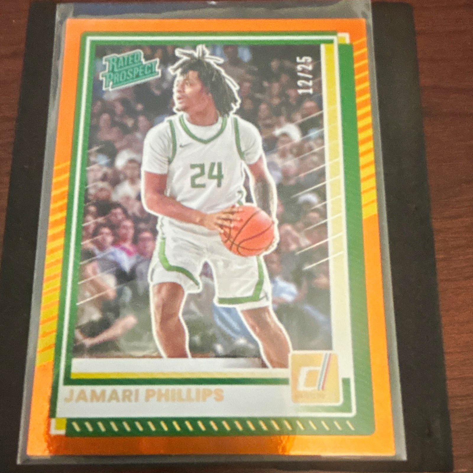 Panini Donruss Rated Prospect Orange Jamari Phillips Tennessee #54 12/25 2024-25