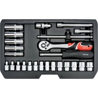 Yato SteckschlüSselsatz Xs 1/4 Zoll Typ 2 25-TLG Werkzeug Set Schraubendreher