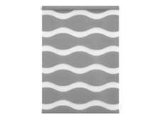 Produktbild - Lichtblick Duo Rollo Welle Doppelrollo Klemmfix 70 x 150 cm grau - B-Ware