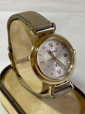 Citizen xC Mizu Collection Watch Eco Drive Gold Beige ES9462 07A Japan