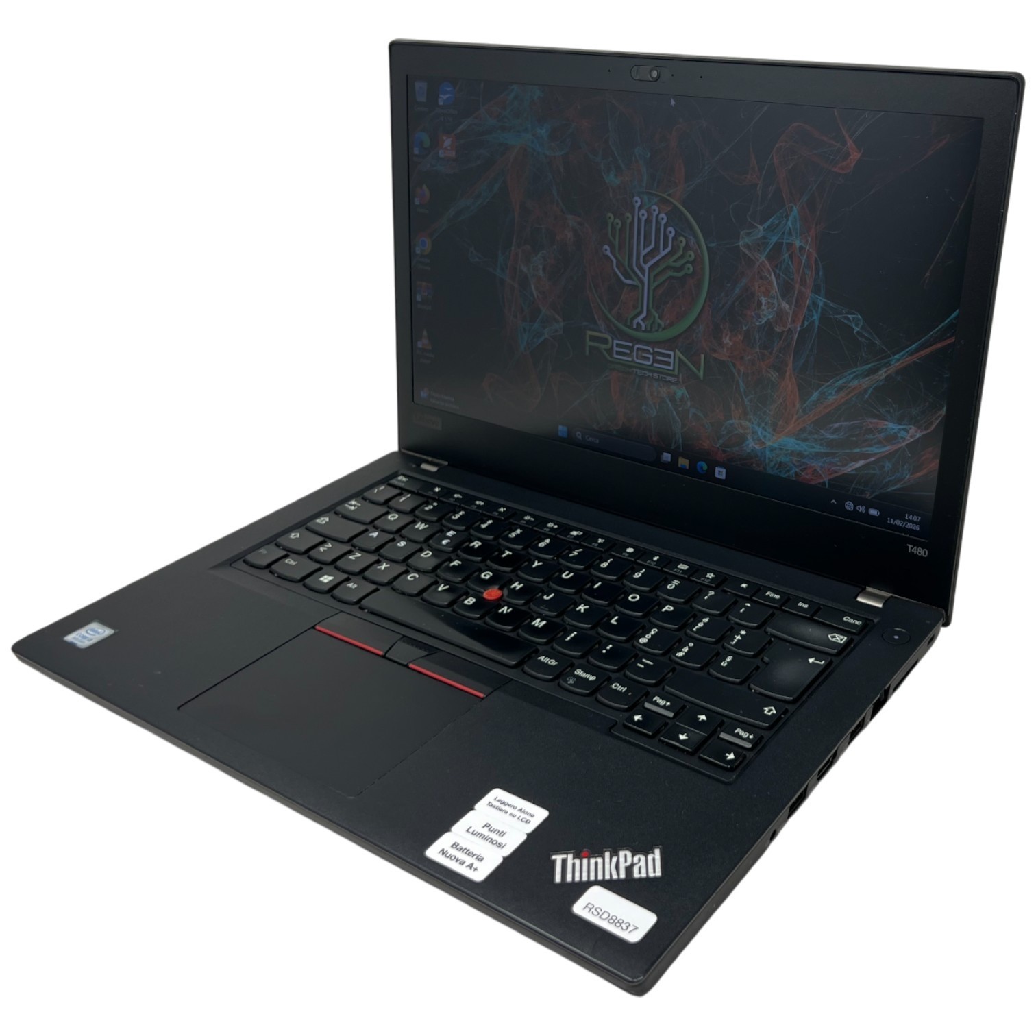 PROMO PC Portatile Notebook 14" Lenovo T480 i3 8Gb Ram 256Gb SSD Gar. 12 Mesi