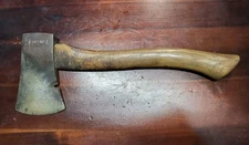 Vintage Collins Hatchet Axe & Original 14" Hickory Handle - Camping - Woodsman