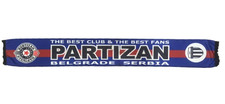 SCIARPA PARTIZAN BELGRADO CALCIO SERBIA SCHAL BUFANDA SCARF S3640