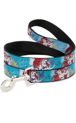Buckle Down Dog Leash Little Mermaid 4 Feet