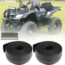 For UTV ATV 2 Rolls 21ft 2" Extended Fender Flares Wide Body Kit PVC Flexible