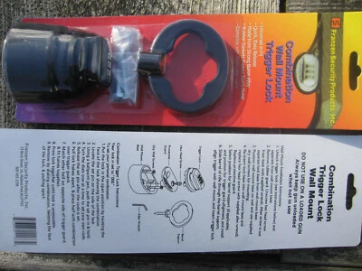 Franzen Waffenschloss deluxe Wandhalterung Langwaffen + Kurzwaffen Zahlenschloss