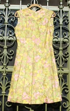 Vintage MCM 1960's Montgomery Ward Carol Brent Polyester Dress Waist 31