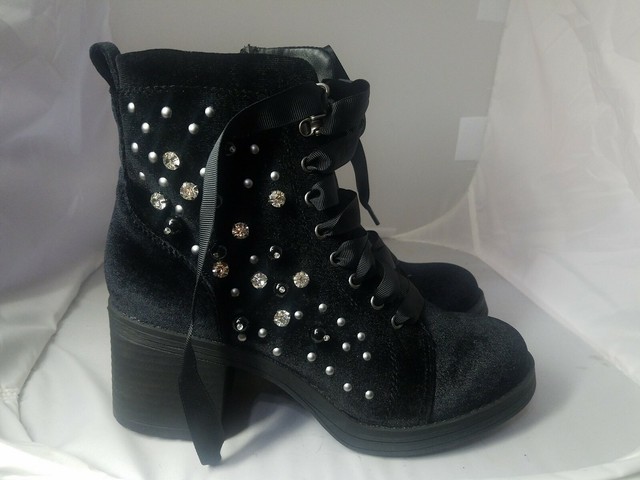 steve madden combat heel boots