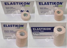 ELASTIKON Adhesive Elastic Tape 1" 2" 3" 4" 2.5Yds Actimove Johnson&Johnson J&J