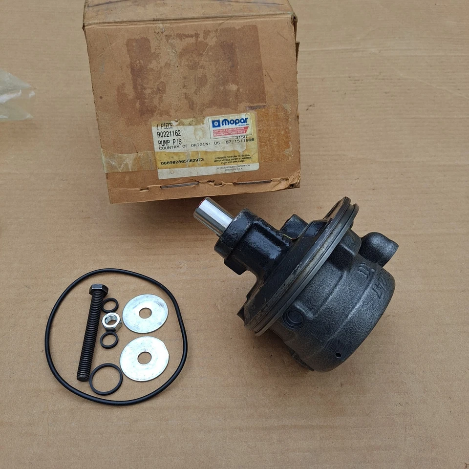 1980-1988 Dodge Truck Ramcharger Van 3.7L 5.2L MoPar Rebuilt POWER STEERING PUMP - Image 3 of 4