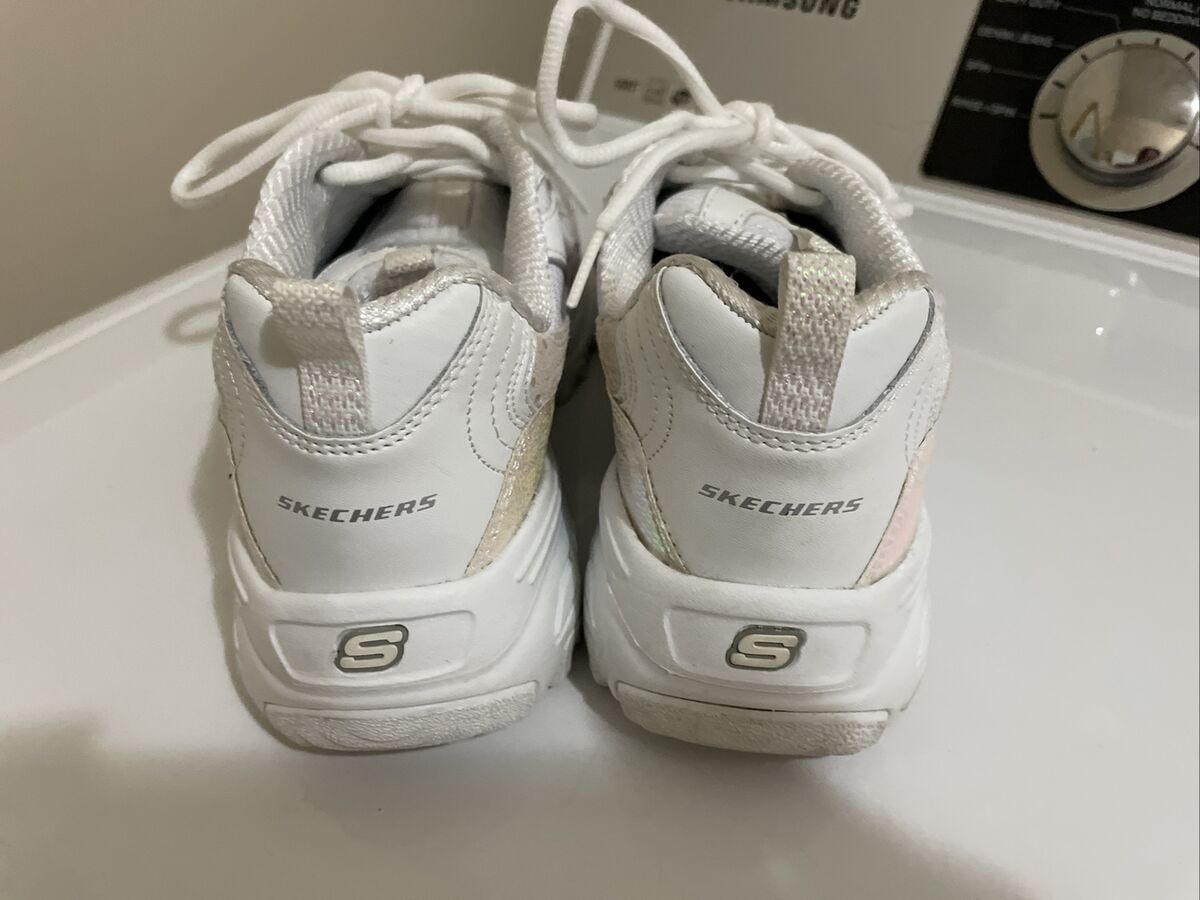Women's Skechers D'Lites LUMINOUS RANGE 149462/WHT White Size8 Women's Skechers D'Lites LUMINOUS RANGE 149462/WHT White Size8