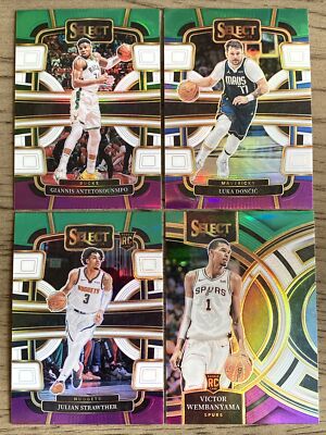 2023-24 Panini Select NBA Basketball GREEN WHITE PURPLE PARALLEL You Pick/Choose