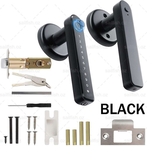 Smart Digital Code Door Lock Fingerprint Password /Key Electronic Knob Safety AU - Picture 13 of 14