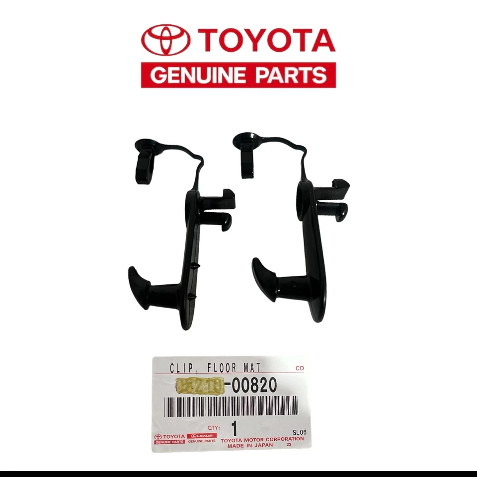 ПОДХОДИТ: 07 - 12 LEXUS LS460 НАБОР ИЗ 2 НАПОЛЬНЫЙ КОВРИК ЗАЖИМ КОВЕР ЗАЖИМ OEM НОВЫЙ - Изображение 4 из 4