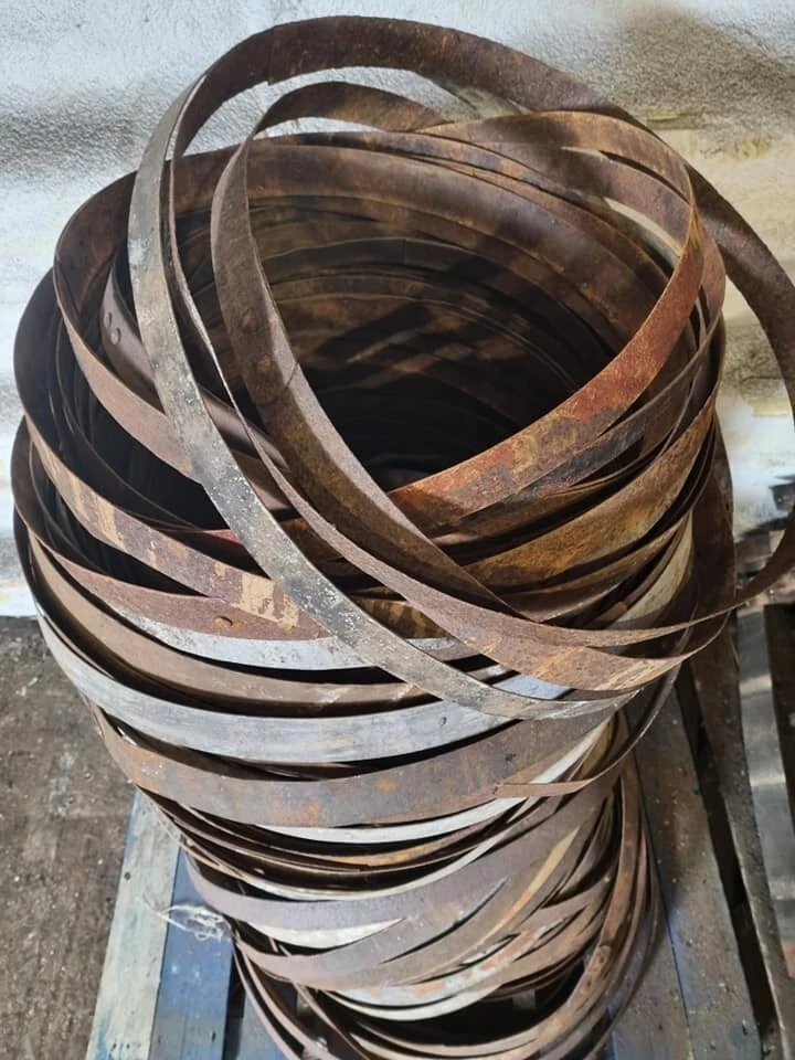 Reclaimed Metal Whisky Wine Barrel Hoops / Bands / Rings - For Garden sculpture - Image 3 of 4