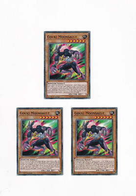 YuGiOh Playset CYHO-DE003 Gouki Moonsault Common 3x