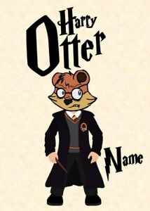 Personalised Harry Otter Harry Potter Parody Birthday Card Ebay