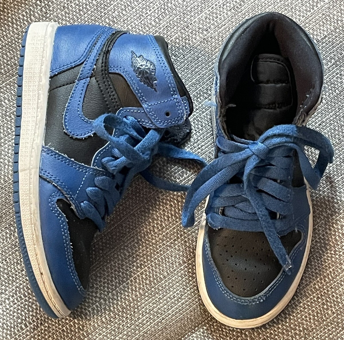 NIKE Air Jordan 1 Retro High OG ブラック/ブルー Nike Boys Air Jordan 1 Retro High OG Blue/Black 13C | eBay