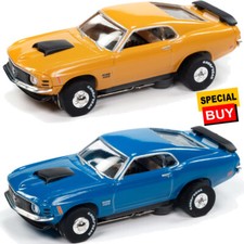 Auto World Thunderjet 1970 Ford Mustang Boss 429 COMBO HO Scale Slot Car