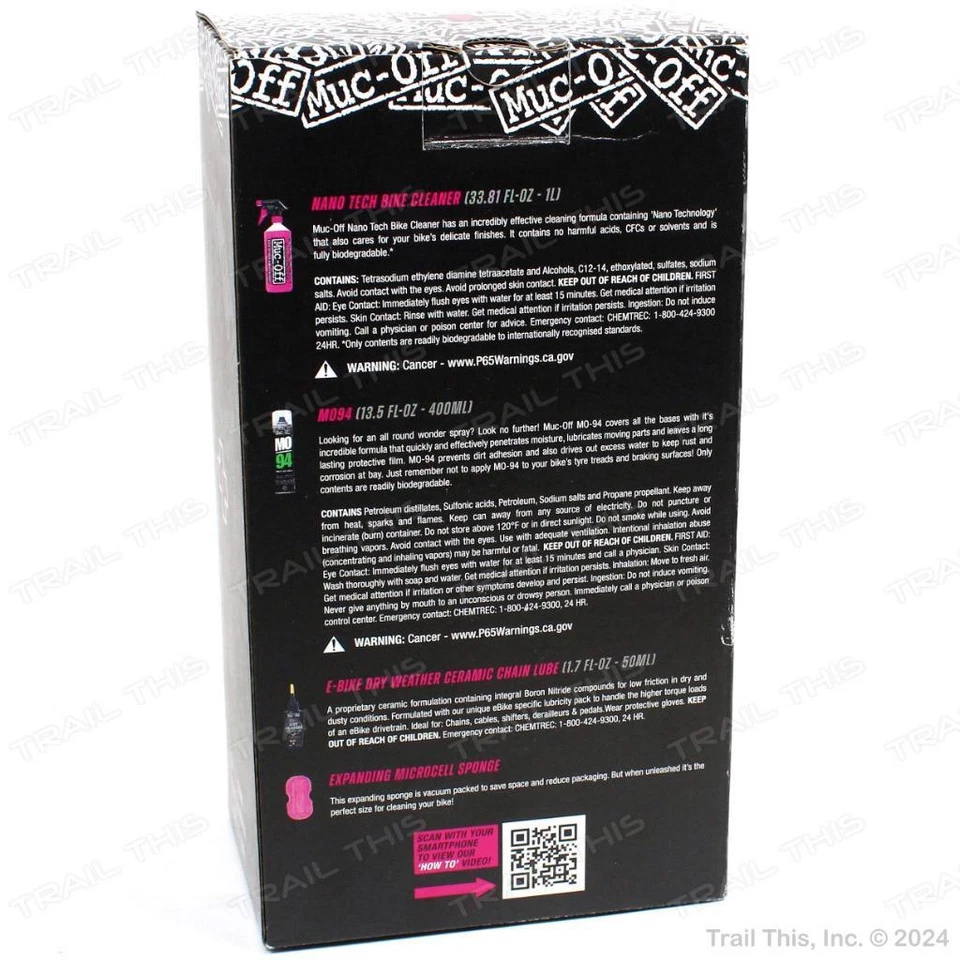 Muc-Off Ebike Clean Protect Lube Kit, Degreaser Cleaning Lubricate Parts Foto 3 de 3