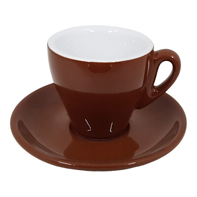 Espressotasse braun dickwandig Made in Italy