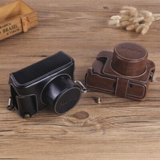 PU Leather Camera Bag Protective Case Cover Base Sheath For Fuji Fujifilm X100V