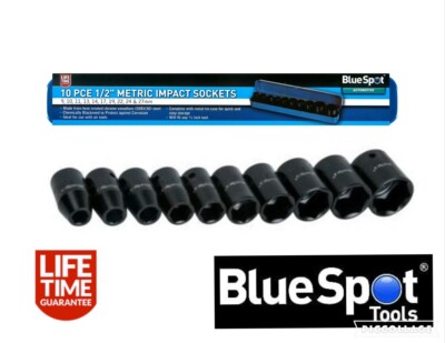 Half Inch Drive Shallow Metric Impact Socket Set 1/2