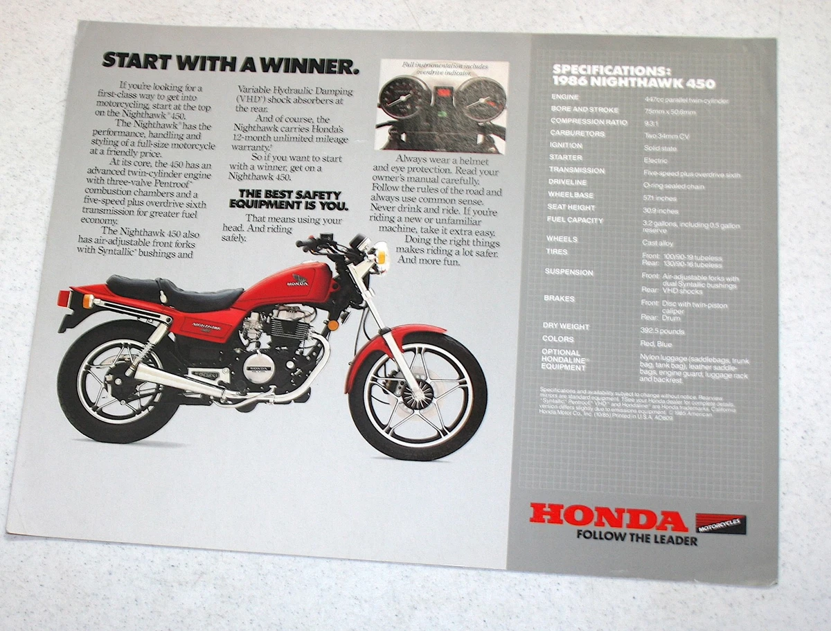 Honda nighthawk 450 outlet