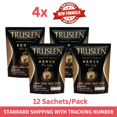 4x Truslen Kerve Coffee Plus Health Coffee Growth Hormone & Muscle Fast Burner