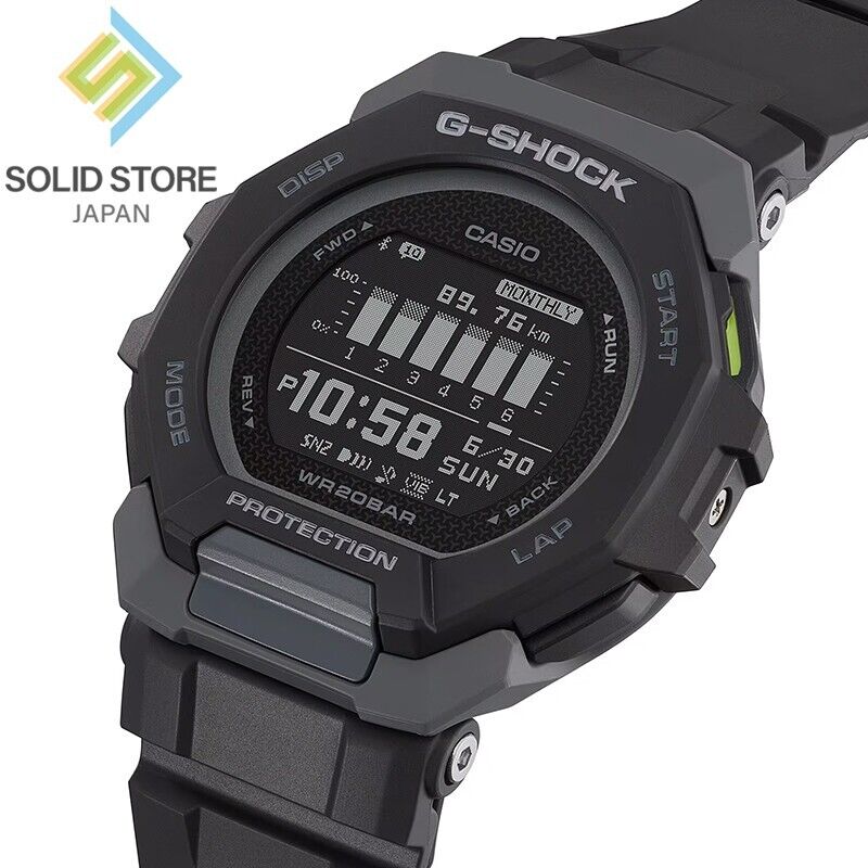 CASIO G-SHOCK GBD-300-1JF G-SQUAD Bluetooth Solar Digital CASIO G-SHOCK GBD-300-1JF G-SQUAD Bluetooth Solar Digital