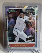 2021 Donruss Highlights Alex Kirilloff Rookie Holo Silver Rapture Parallel SP