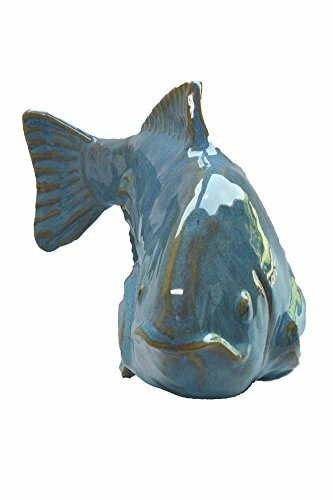 Fish In The Garden - Ceramic Garden Koi - Sky - Medium Left - Image 2 of 2