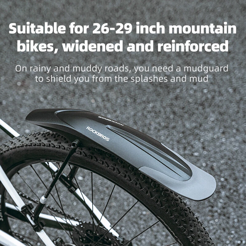 ROCKBROS Cycling MTB Mountain Bike Mudguard Mud Guard Bicycle Front/Rear Fender - Image 4 of 4