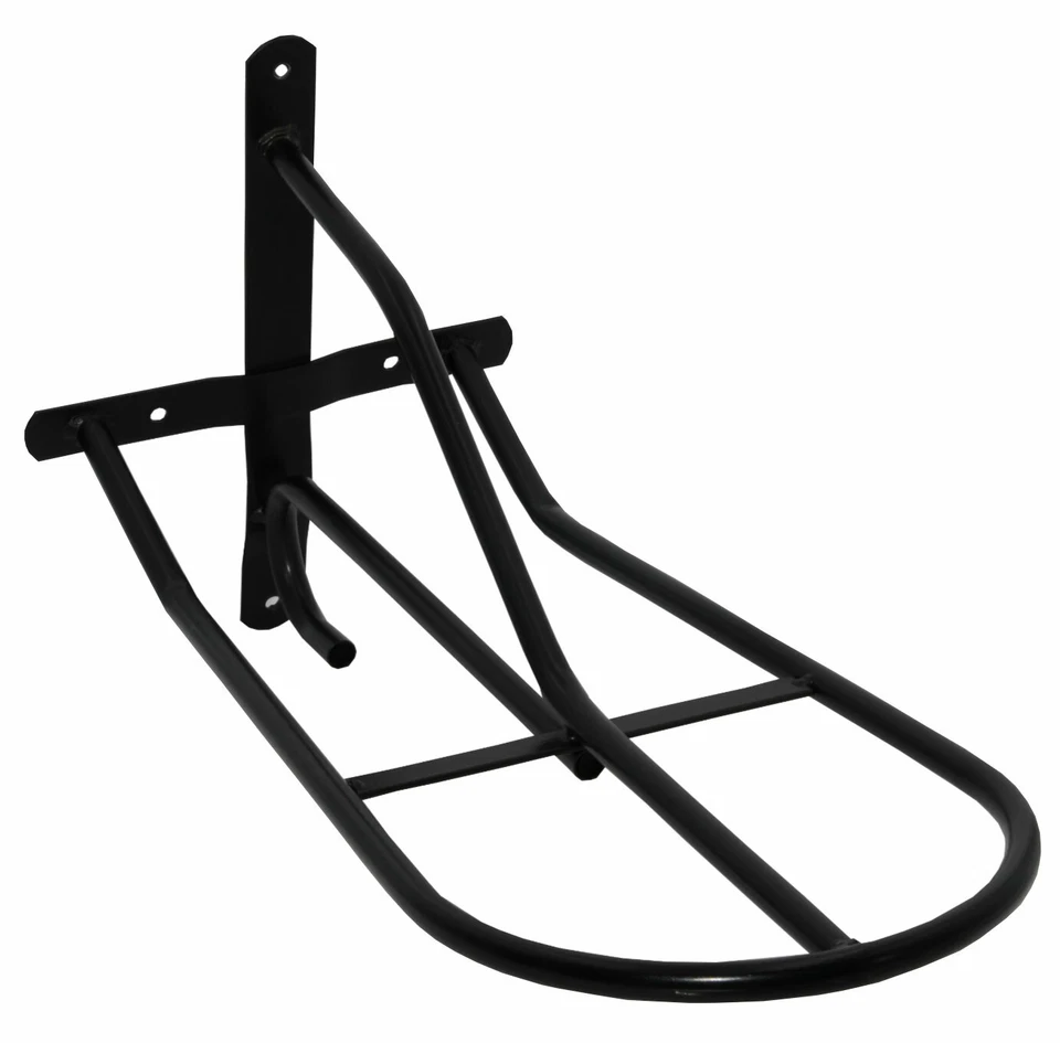 AMKA Sattelhalter Pferd Sattelträger schwarz für Wandmontage