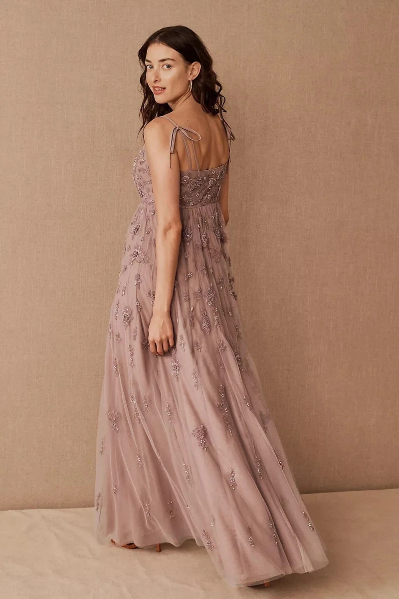 Anthropologie BHLDN Lacie Maxi Dress Size 14 eBay