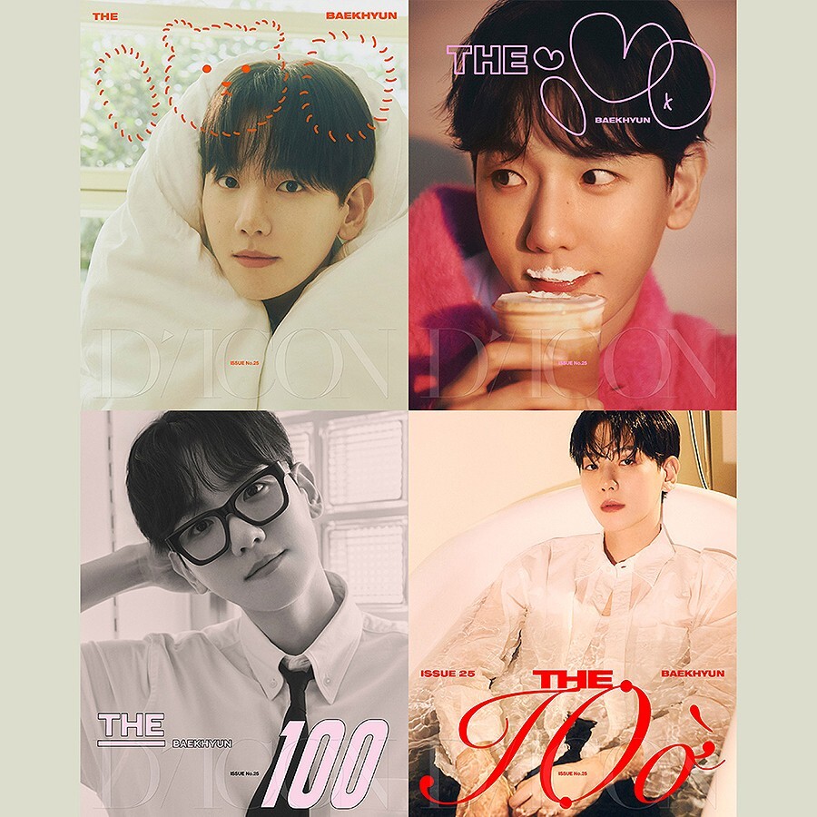 DICON VOLUME N°25 EXO BAEKHYUN : A-D TYPE/Photo Book+Photo Card+