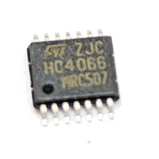 2 pieces M74HC4066T | high speed CMOS QUAD BILATERAL SWITCH | TSSOP14 | 74HC4066