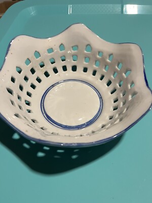 porcelain woven dish