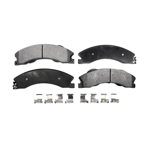 [Rear] Coated Brake Rotors Semi-Metallic Pad Kit Fits Chevrolet Silverado 2500 H - Picture 4 of 12