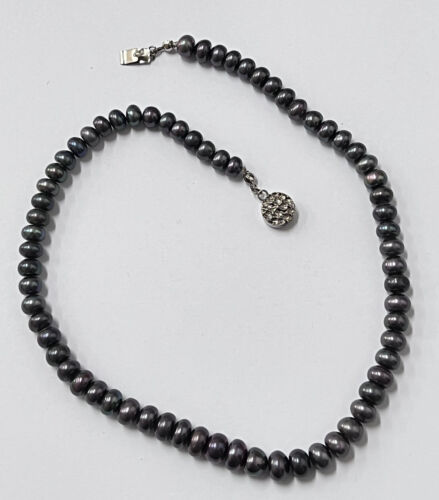 Halskette Fantasie Perlen Grau. Verkauft IN Etat. Voir Fotos. Ref70241 - Bild 1 von 6
