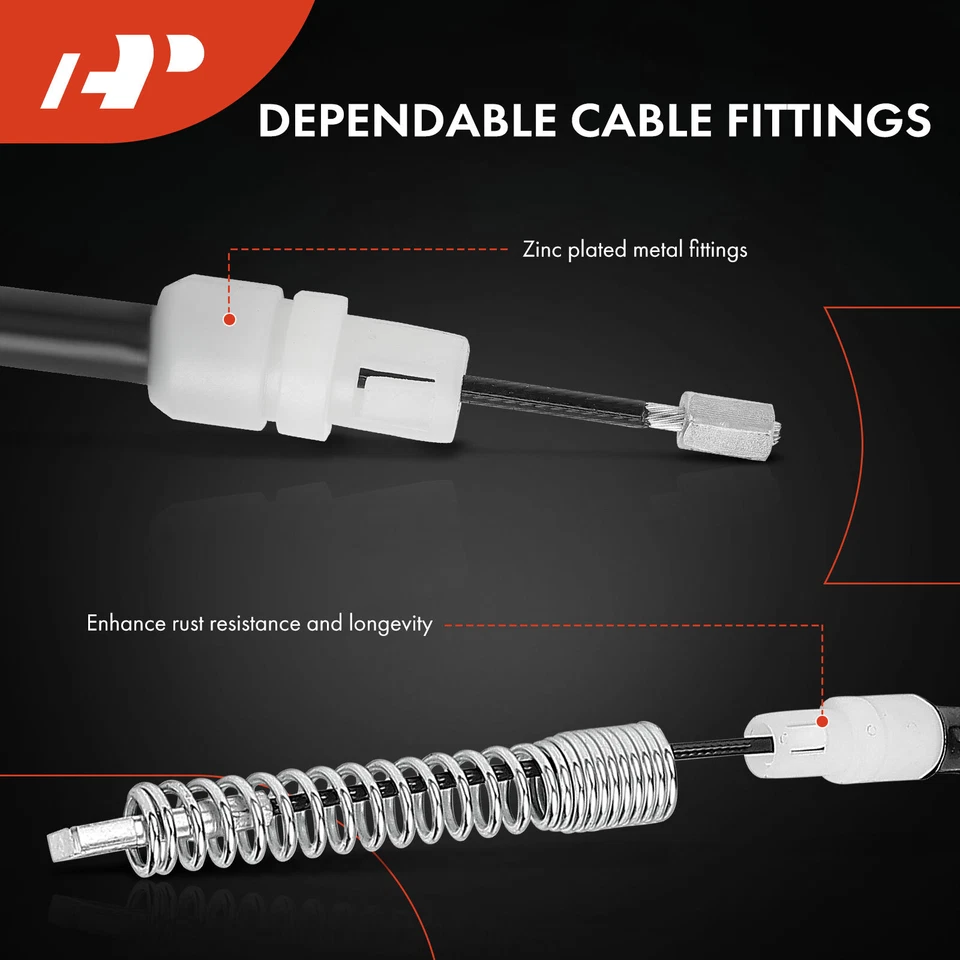 Rear Right Parking Brake Cable for Chevrolet Express 3500 GMC Savana 3500 4500 - Image 4 of 4