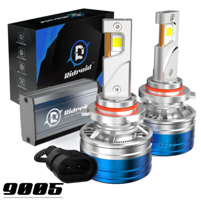 CANBUS 9005 LED Headlight Bulb Kit High Beam 6500K Super White 36000LM 160W 2x