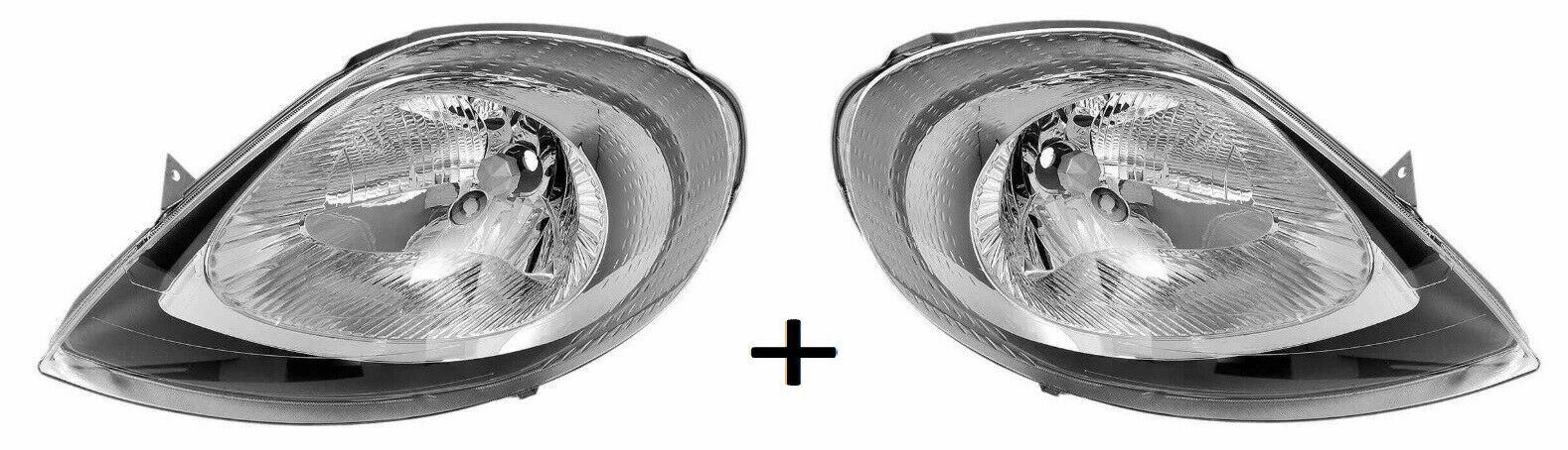 Feux avant H4 avec réglage électrique pour Primastar, optiques chrome G+D