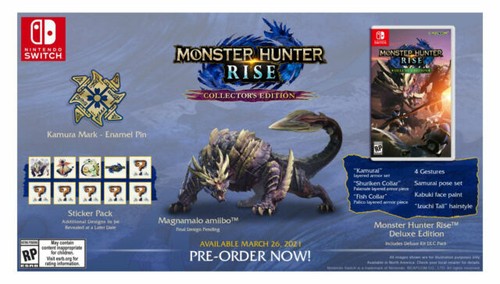 Monster Hunter Rise -- Edición de Coleccionista ***¡EN MANO!!! (Nintendo Switch, 2021) - Imagen 1 de 1