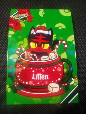 Pokemon 2024 Card Database Christmas Litten #3 Cracked Ice Holo Peru US Seller