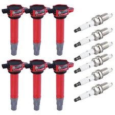 For 2009-2010 Dodge Journey 2009-2010 V6 3.5L Spark Plug and Ignition Coil 6Pack