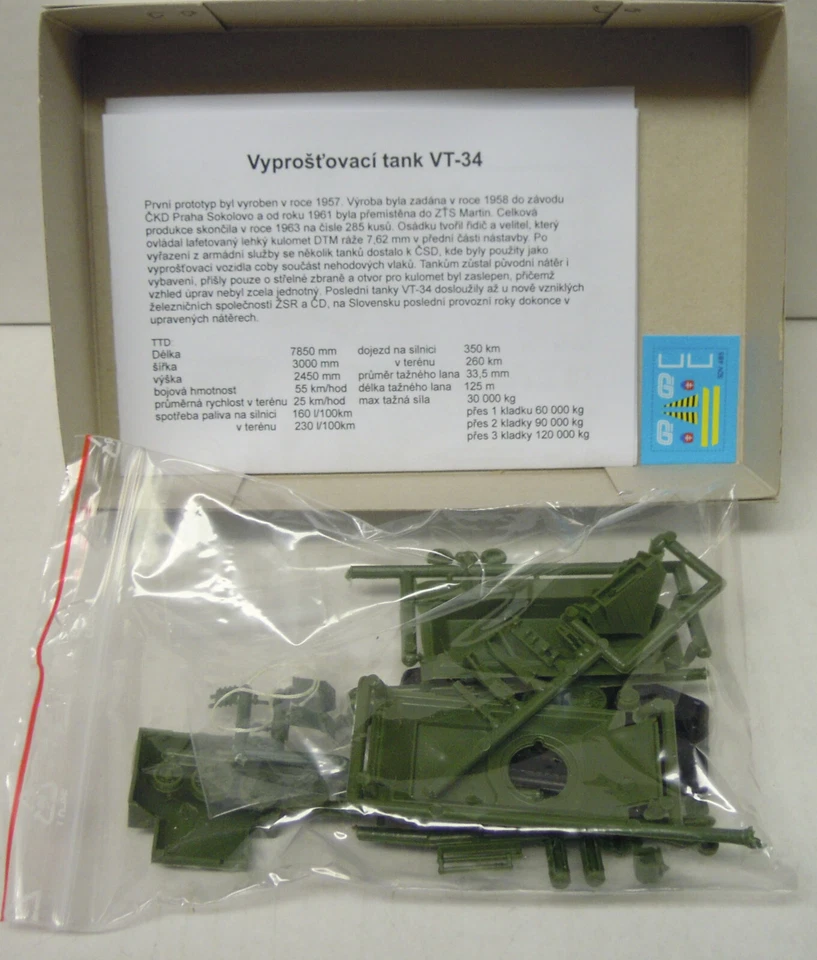 Veicolo Corazzato Recupero VT-34 CD / Csd Zsr , 1:87, SDV , - Immagine 2 di 2